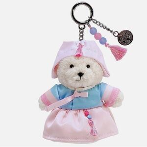 Starbucks Korea Hanbok Bearista Keychain, Limited Edition